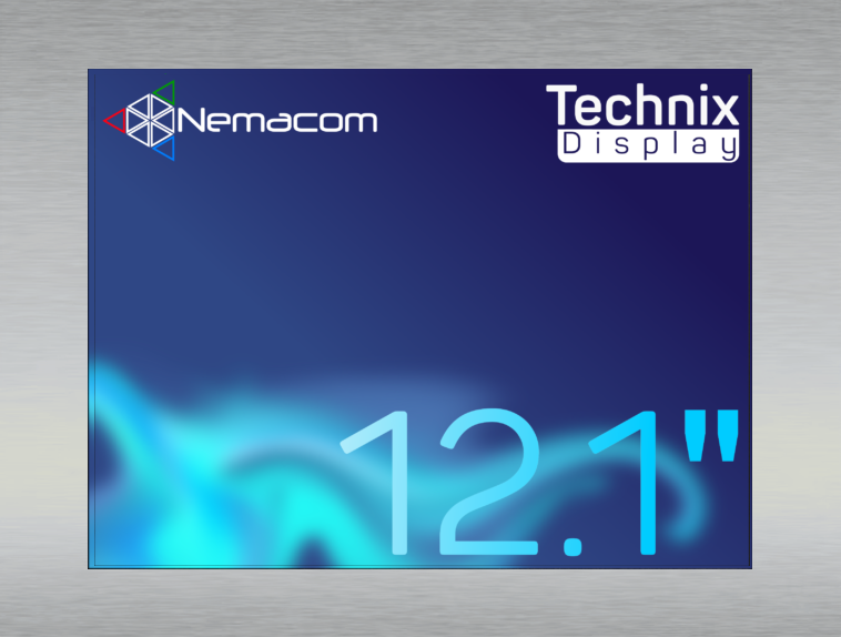 12.1” Nemacom Industrial Touchscreen Display, 1024x768 resolution - Image 2