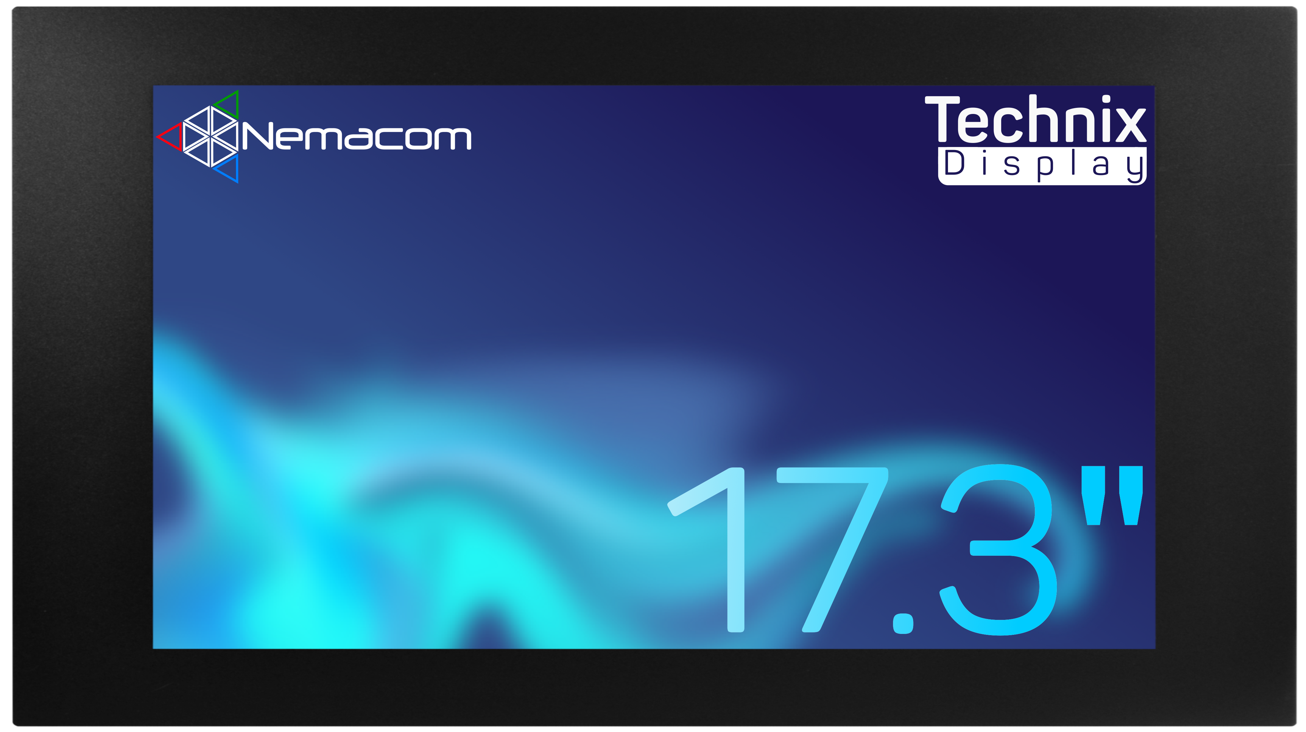 17.3” Nemacom Industrial Touch Monitor, Full-HD Display