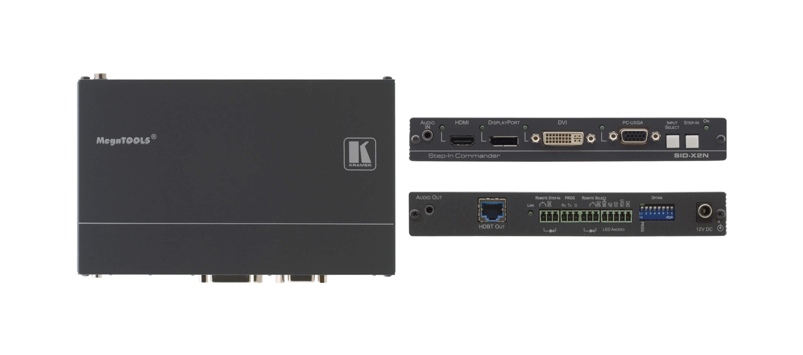 SID-X2N DisplayPort, HDMI, VGA & DVI Auto Switcher over HDBaseT