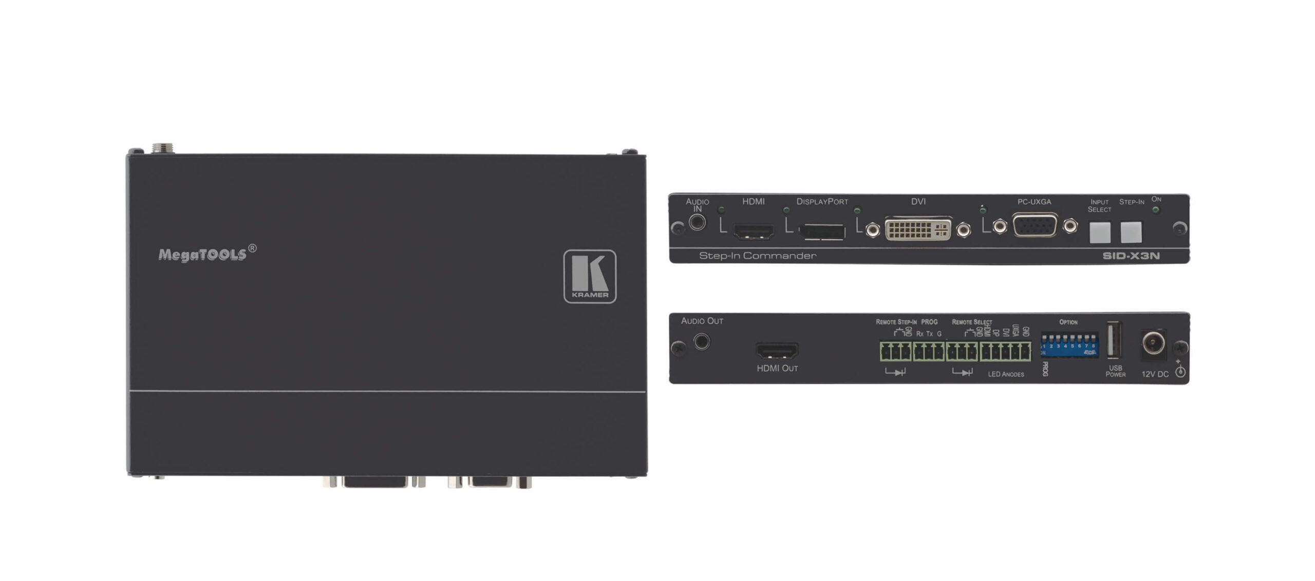 SID-X3N DisplayPort, HDMI, VGA & DVI Auto Switcher